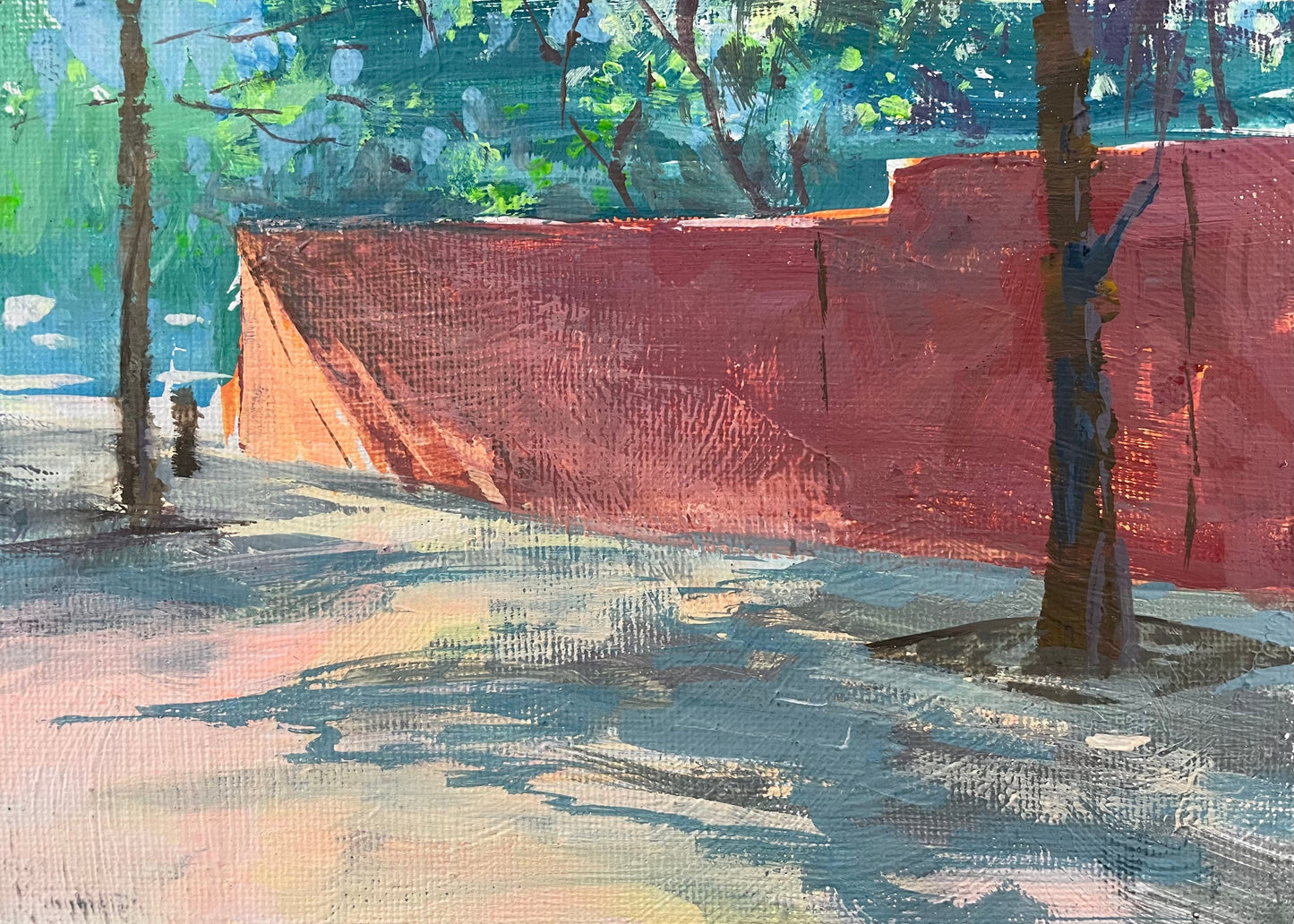 A Wall In Chandigarh, India by Andrew Judd