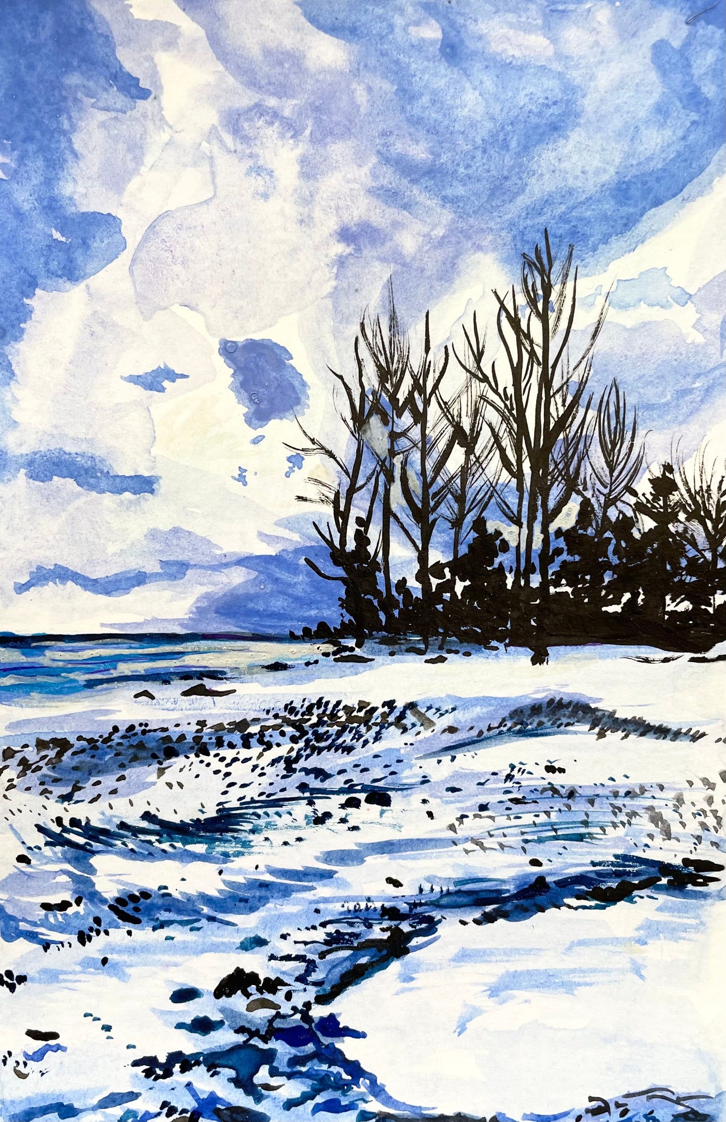 Georgian Bay Blues by Lauren Leaker