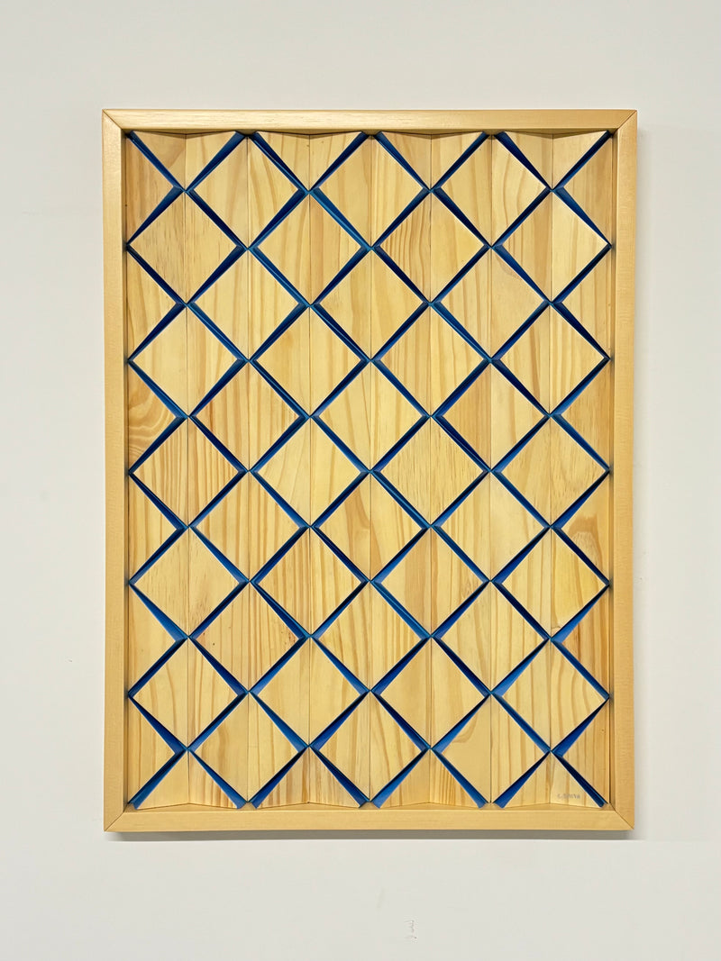 Chris Smith - 14. Blue Background, Natural Frame