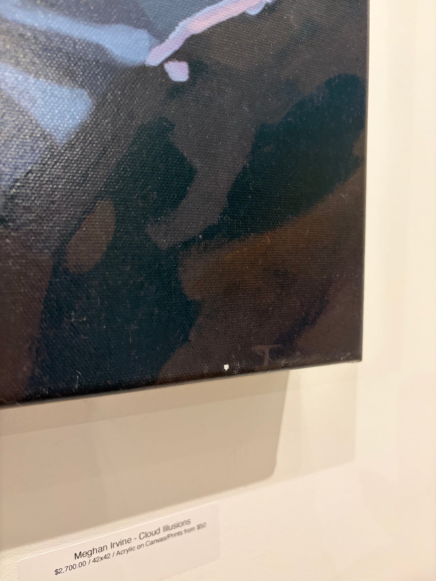 Meghan Irvine / Cloud Illusions / 42x42 / Stretched Canvas Print