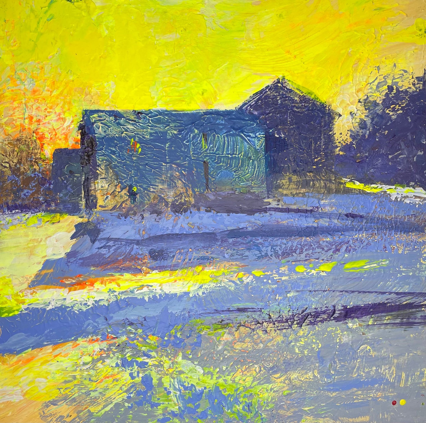 Old Barns In Hockley by Andrew Judd