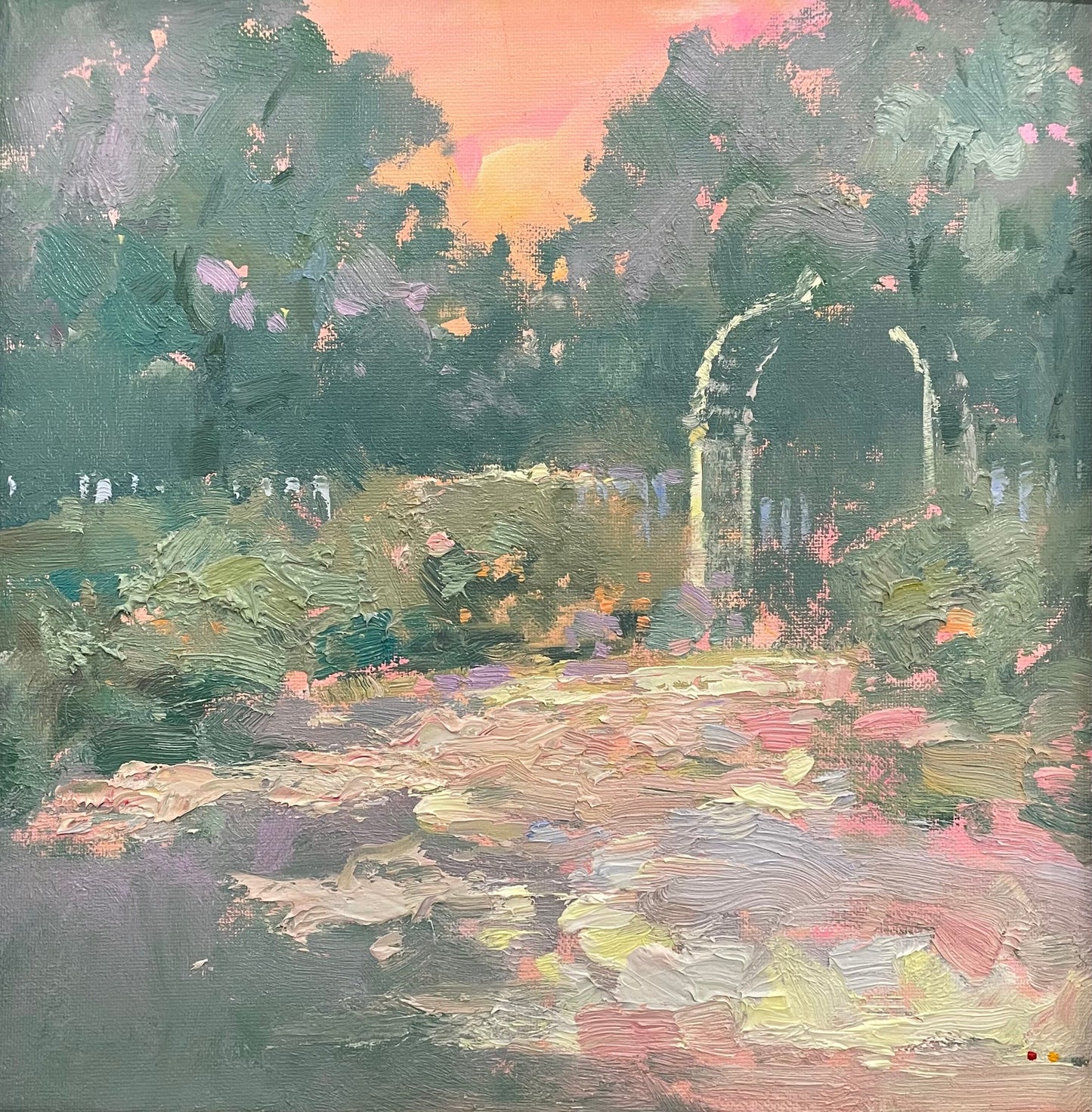 Pink Light At Riverdale by Andrew Judd