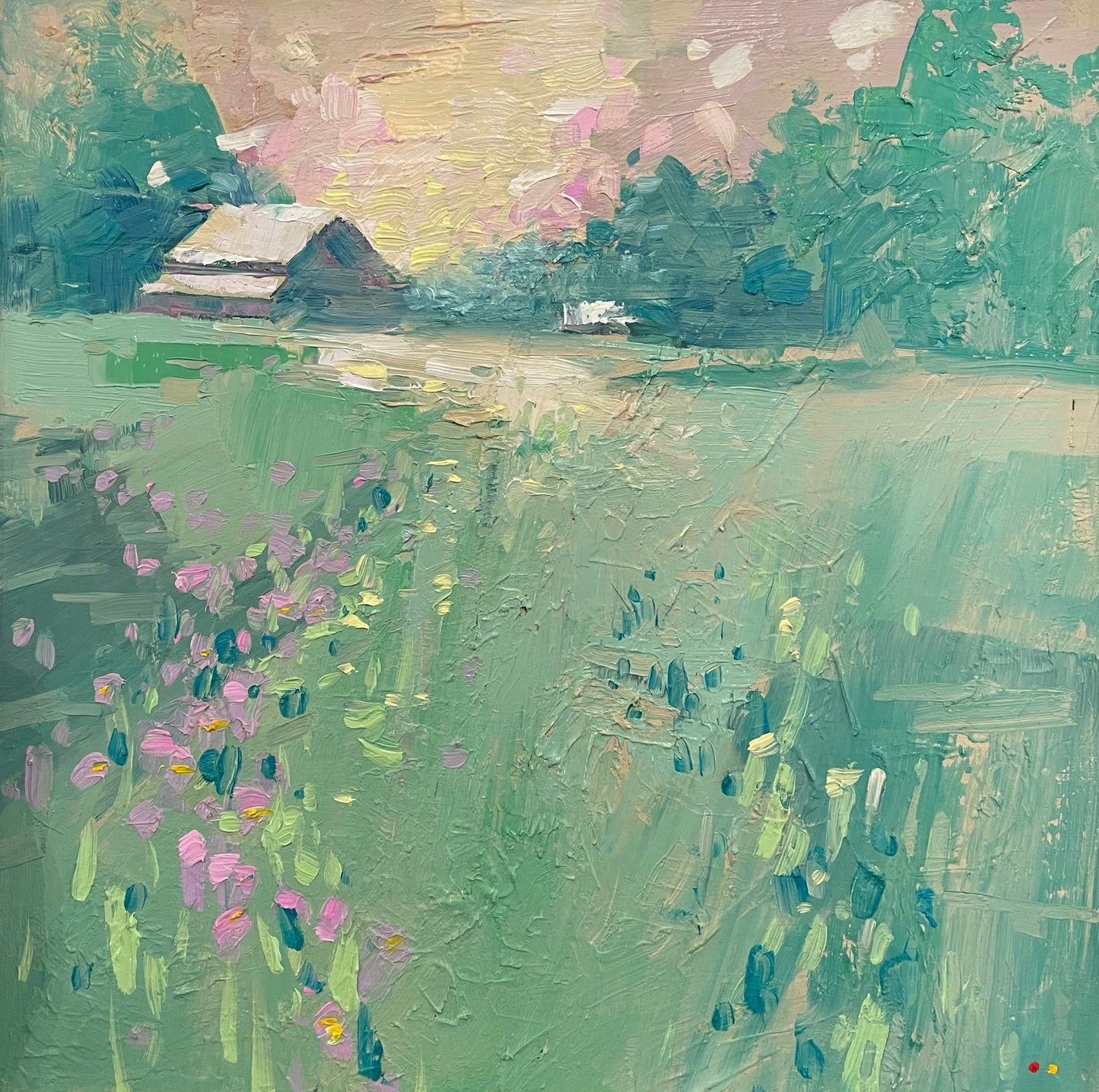 Pinks And Greens by Andrew Judd