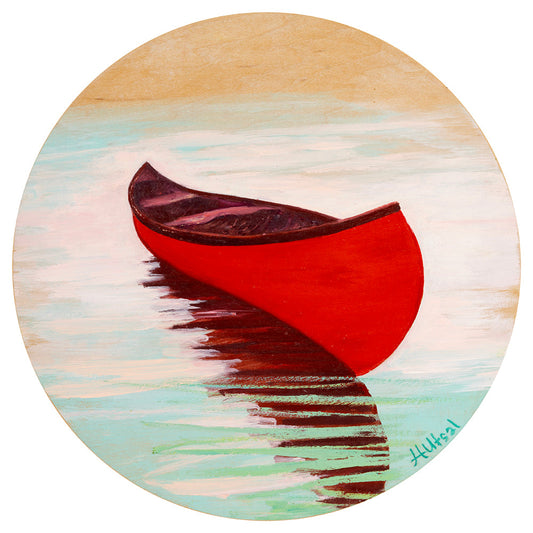 Red Canoe by Helen Utsal