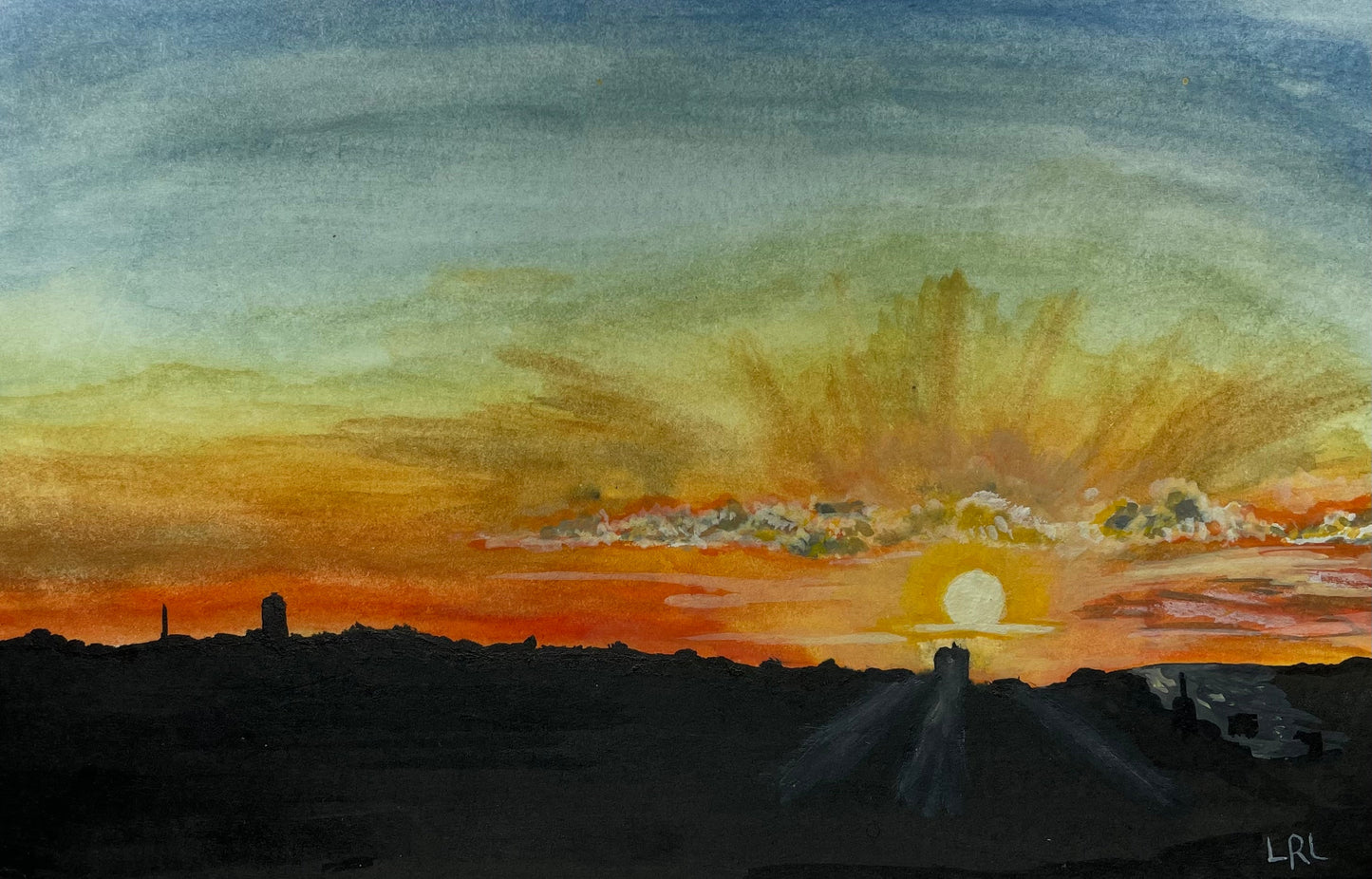 Sunset Skyline by Lauren Leaker