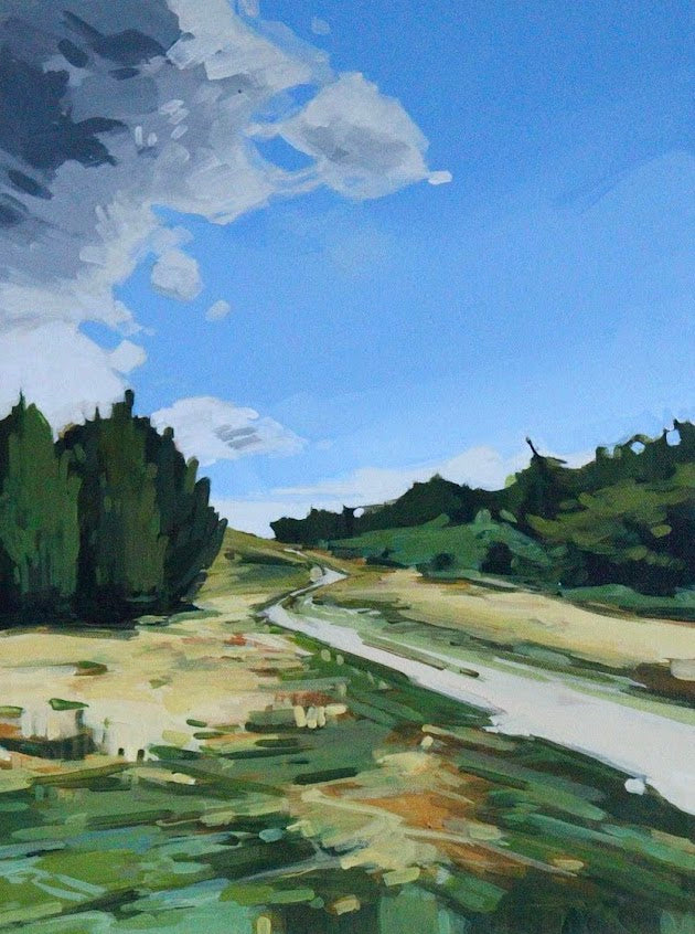 Oksana Alekseeva- Trail Through The Meadow