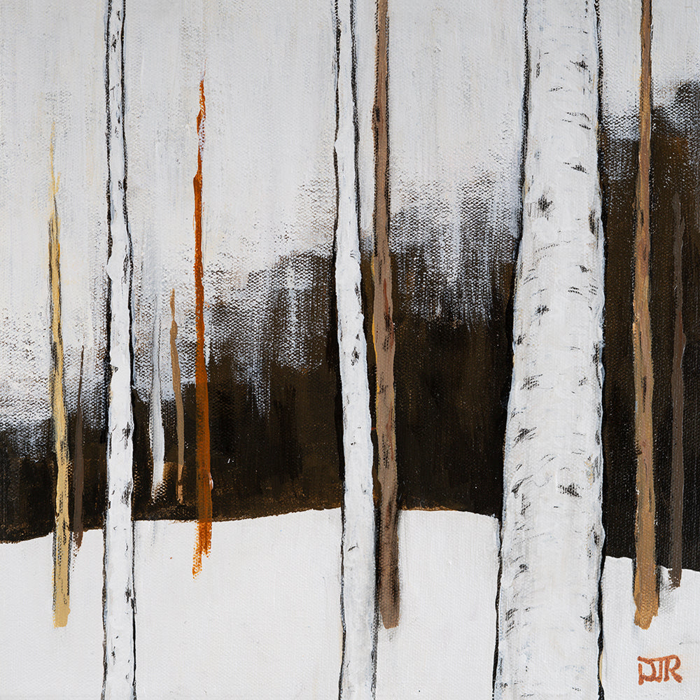 Winter Birch Stillness E by Doug Robinson