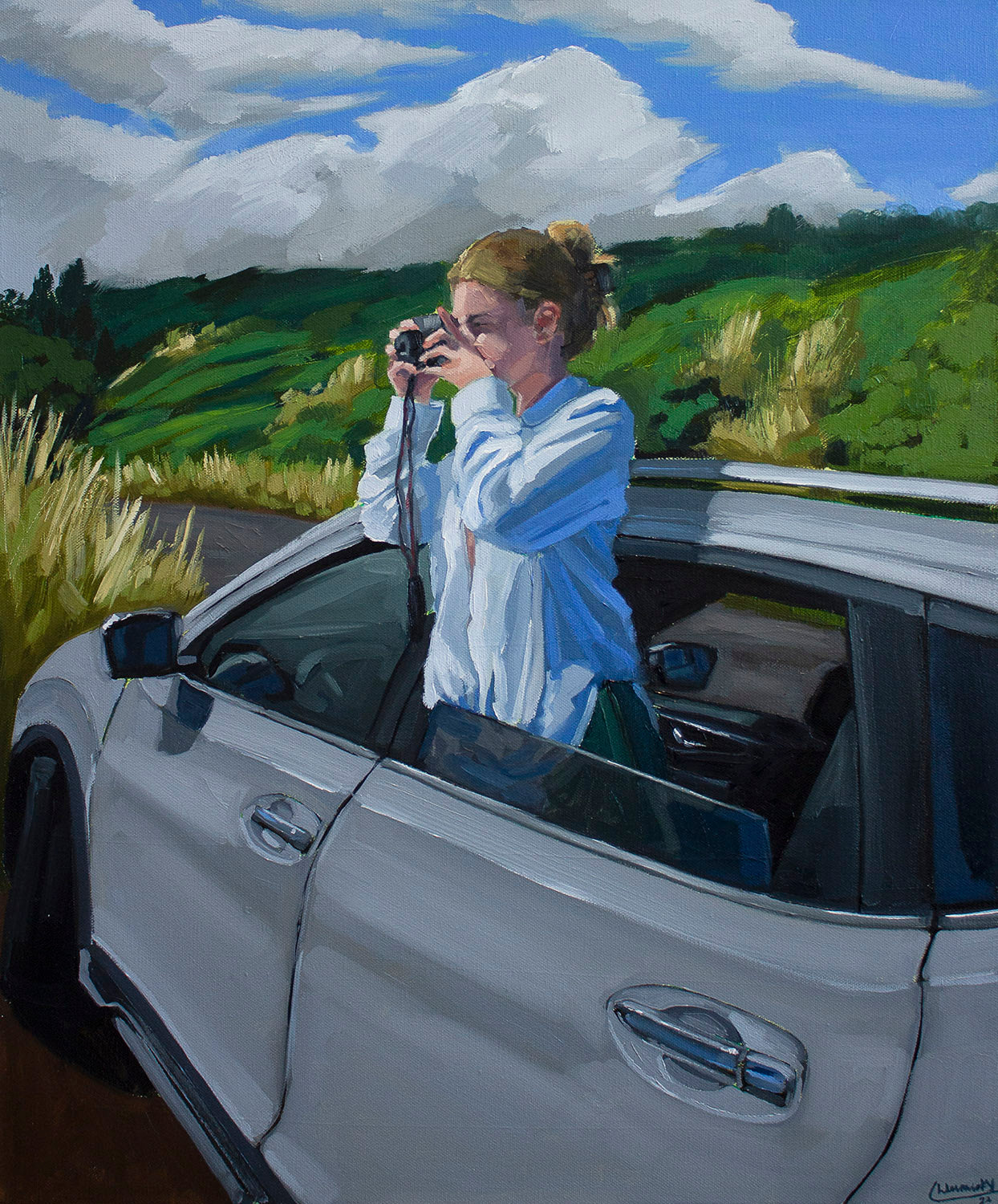 Chloe Chlumecky - Self Portrait Taking Photos by Chloe Chlumecky