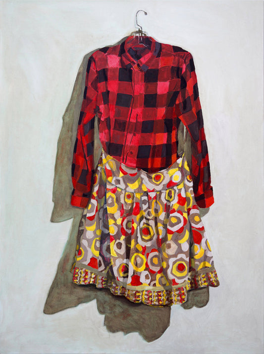 Corine Vanhoeve - Plaid Shirt with Skirt by Corine Vanhoeve