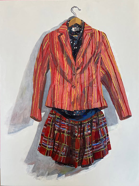 Corine Vanhoeve - Striped Blazer with Skirt by Corine Vanhoeve