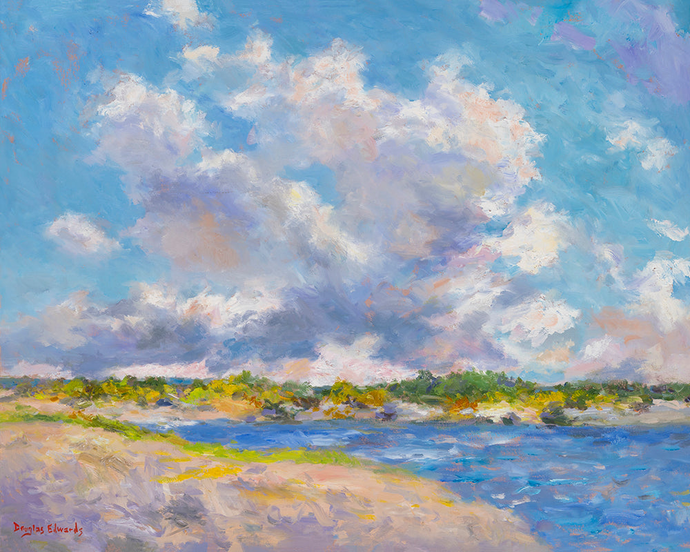 Douglas Edwards - Cloudscape over the Lake by Douglas Edwards