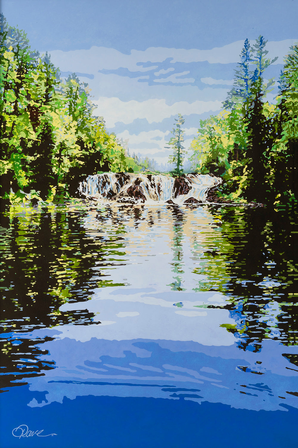 Dave Barrer - Paresseux Falls by Dave Barrer