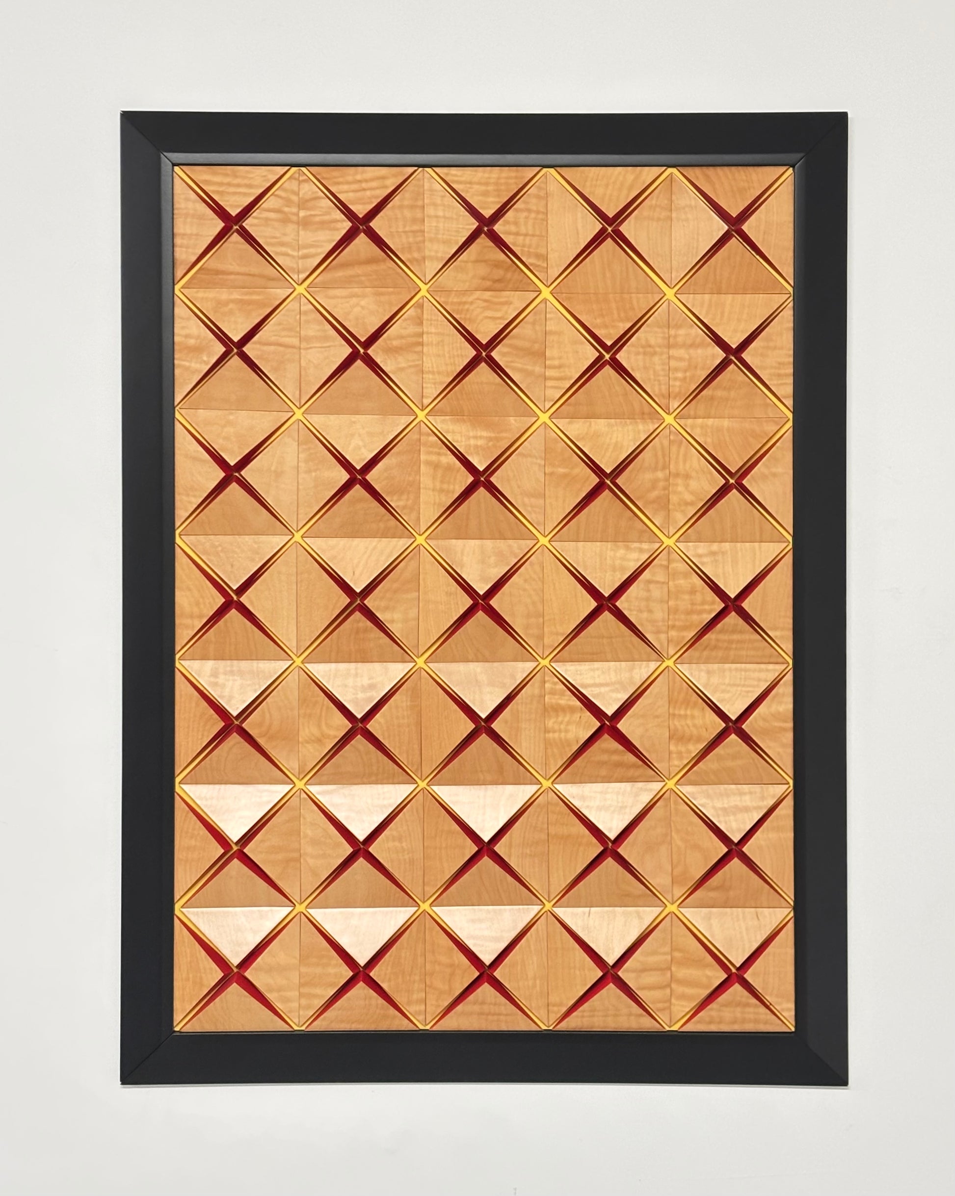 9. Yellow Background, Black Frame by Chris Smith