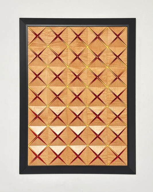9. Yellow Background, Black Frame by Chris Smith