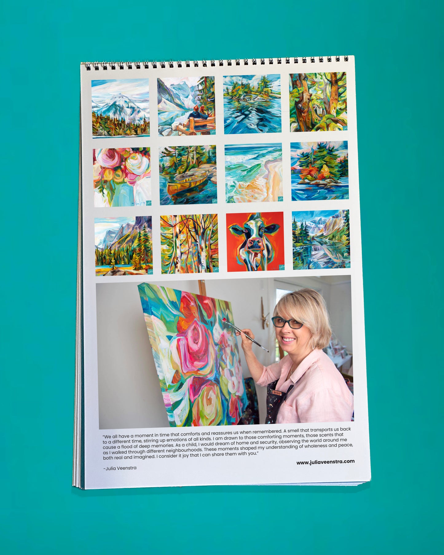 Julia Veenstra - 2025 Wall Calendar