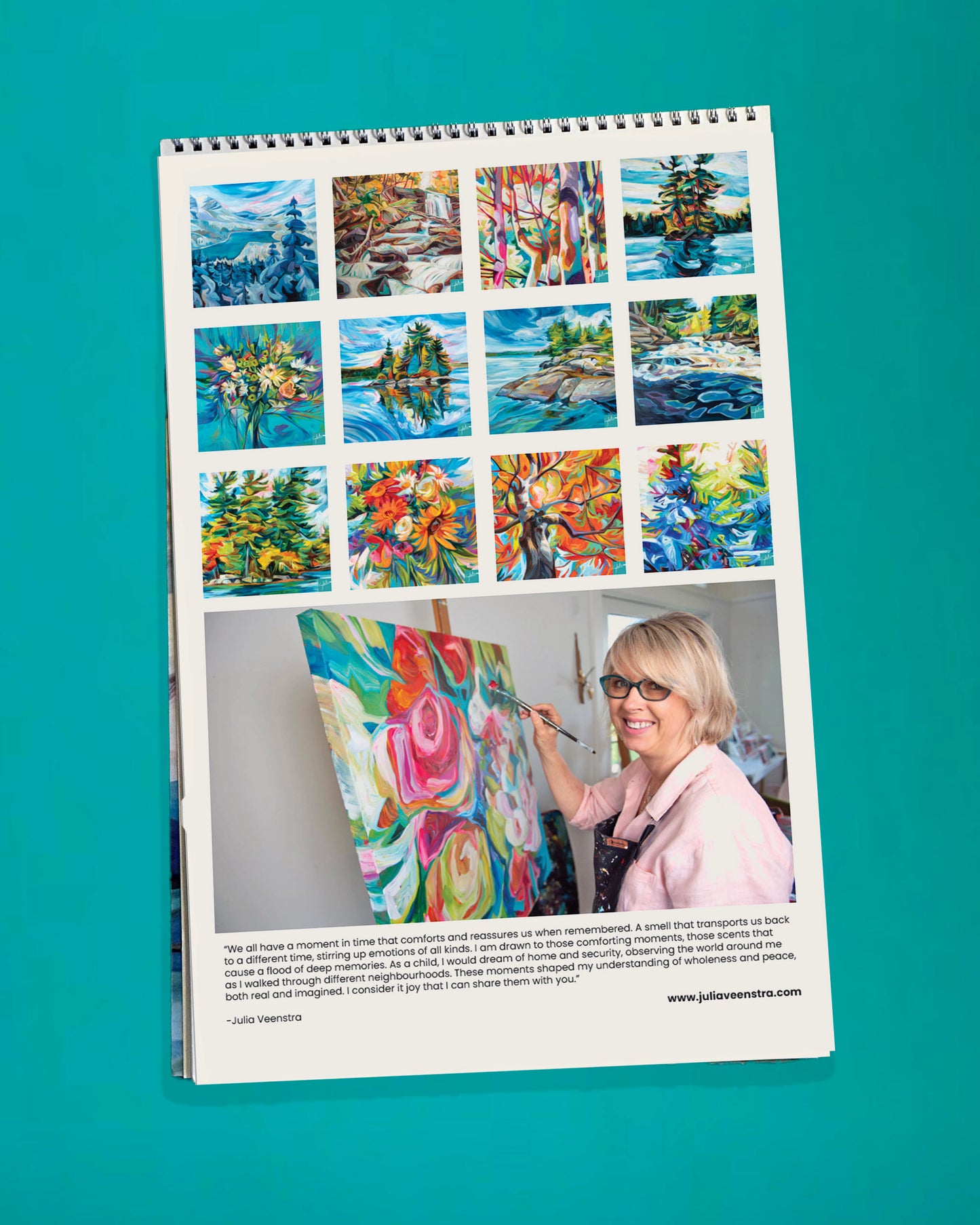 Julia Veenstra - 2026 Wall Calendar