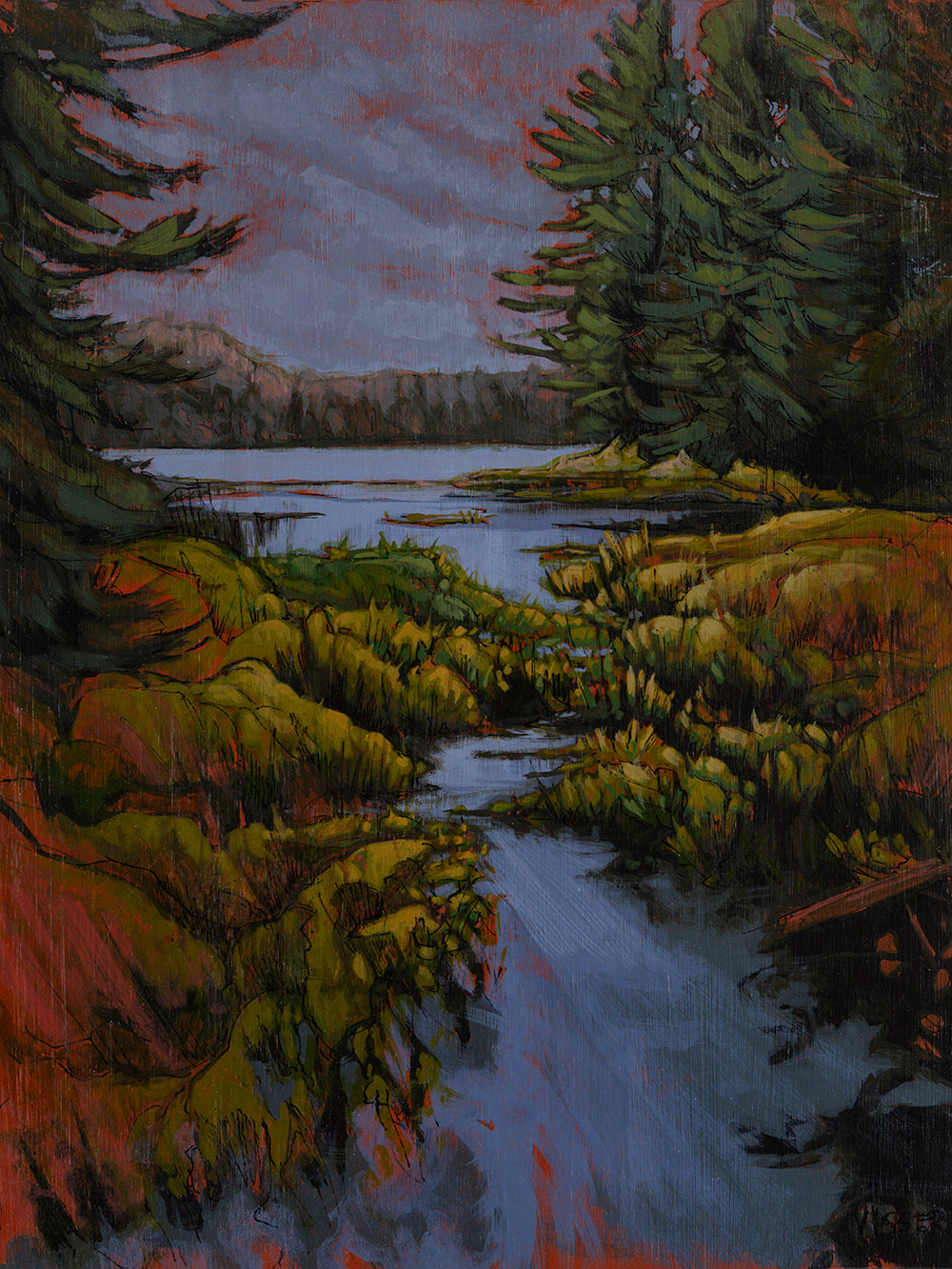 End of Evening  by Marten Visser