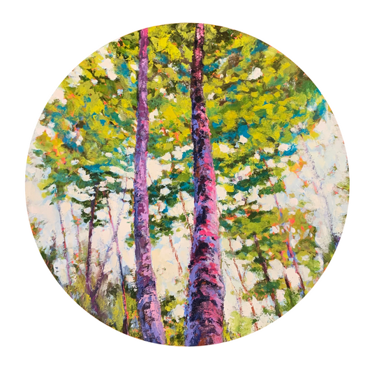 Exuberent Birch by Helen Utsal