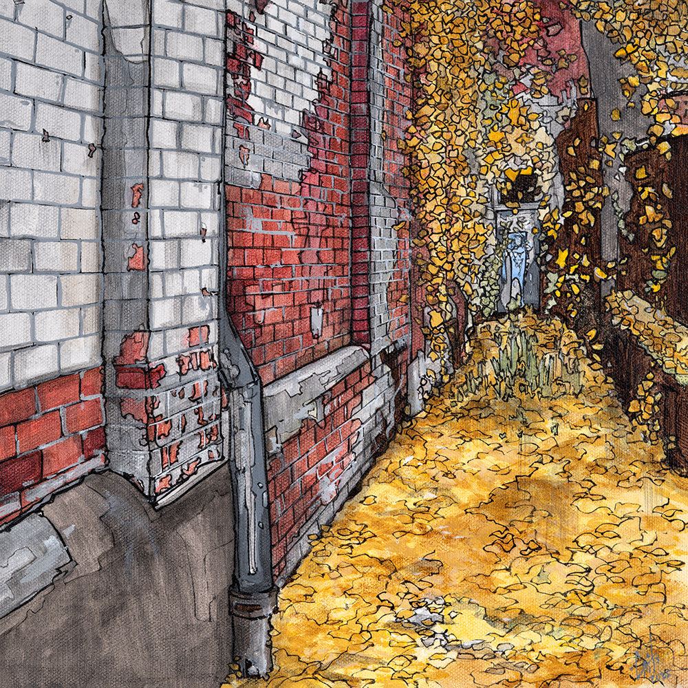 Fall Alleyway by Caillin Kowalcyzk
