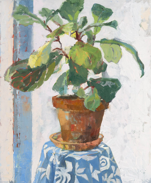 fiddle leaf fig painting Fiddle Leaf Fig by Corine Van Hoeve