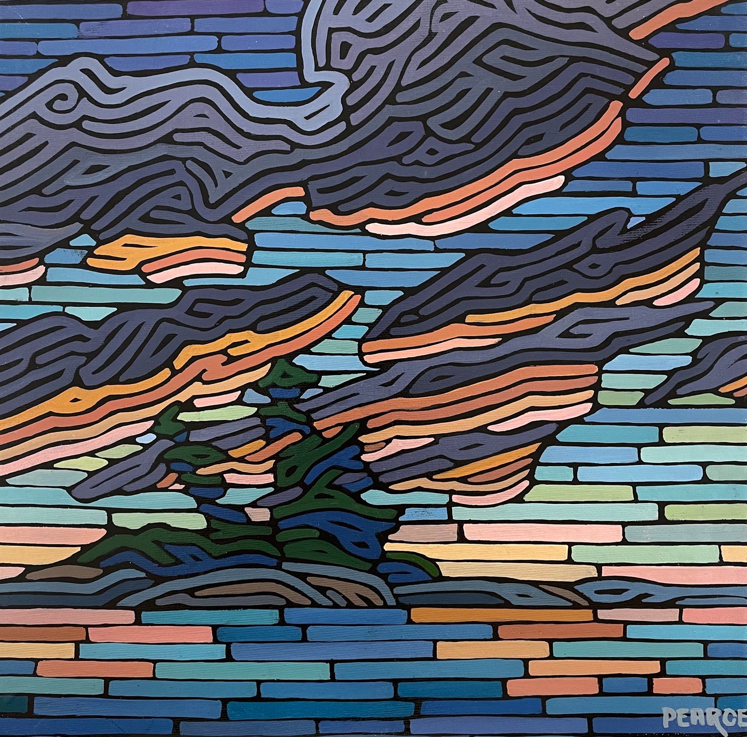 Georgian Bay Good Night by Victoria Pearce