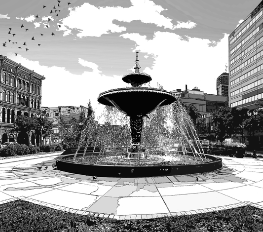 Gore Park Fountain by Paul Elia