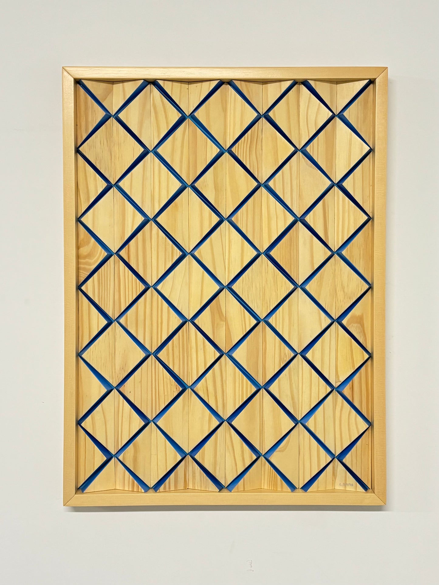 Chris Smith - 14. Blue Background, Natural Frame
