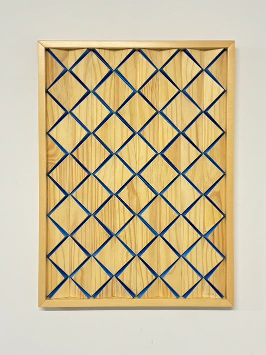 Chris Smith - 14. Blue Background, Natural Frame