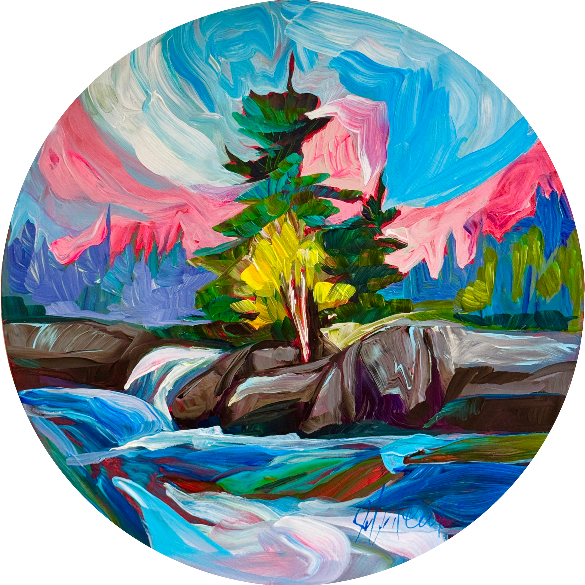 Pink Clouds by Julia Veenstra