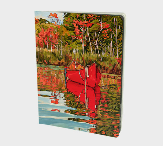 Notebook - Janet K MacKay  - Red on Red