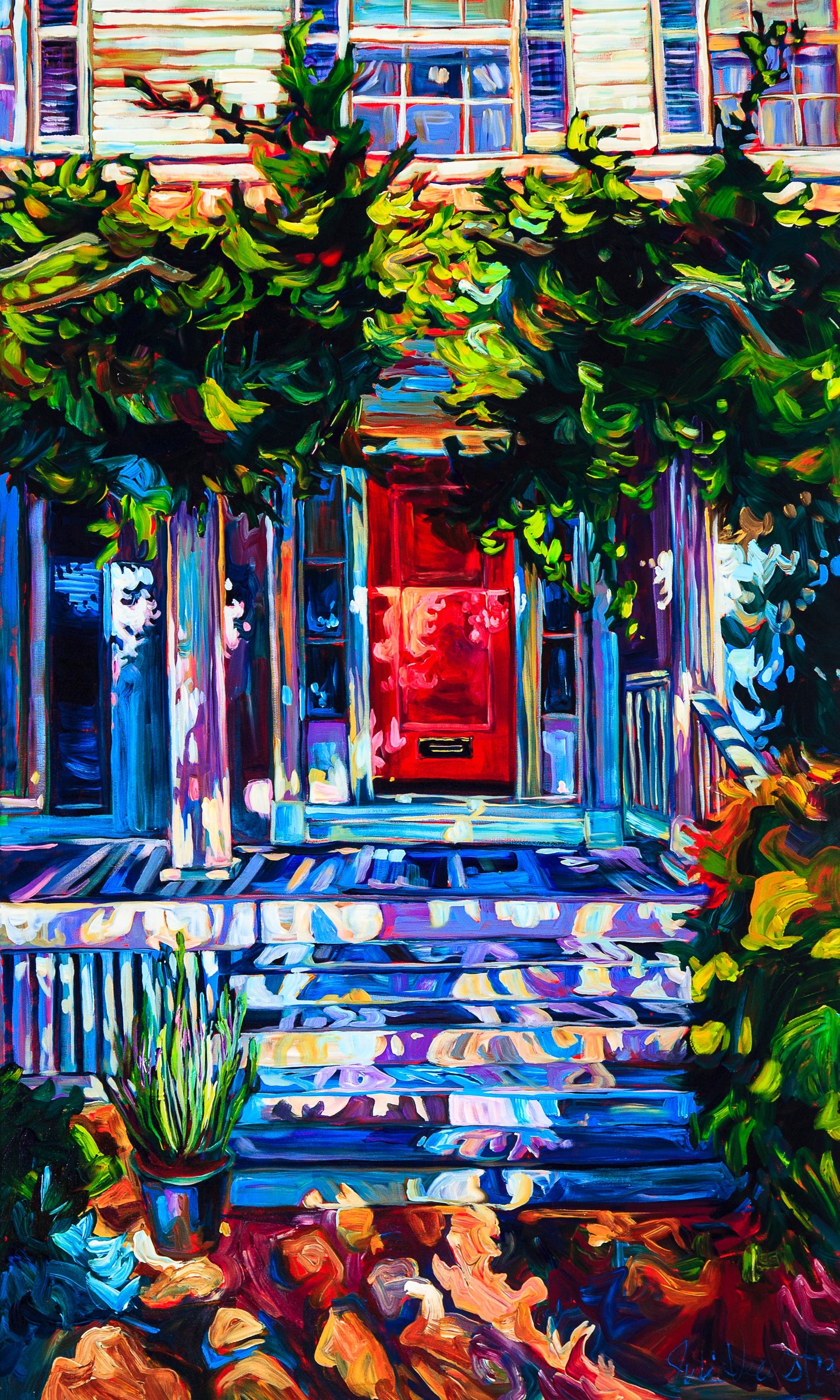 Red Door  by Julia Veenstra