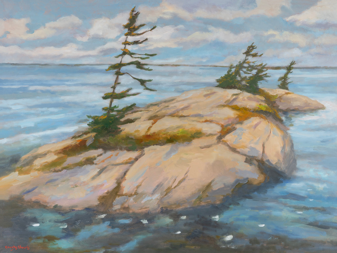 Unknown Island, Georgian Bay by Douglas Edwards