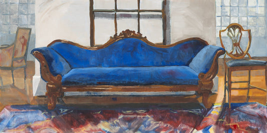 Untitled (Blue Sofa) by Corine Van Hoeve