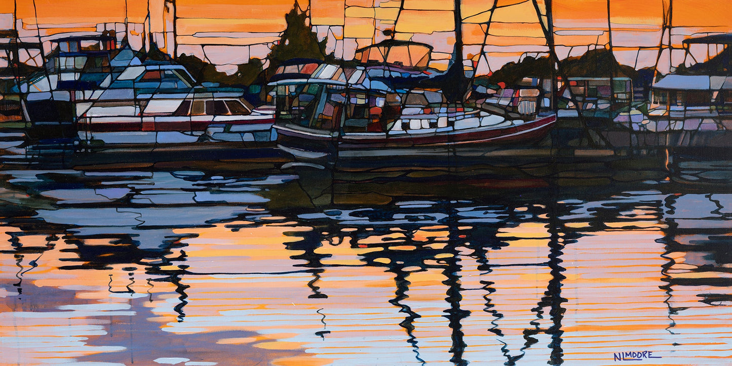 Sailor's Reflection  by Nancy L. Moore 