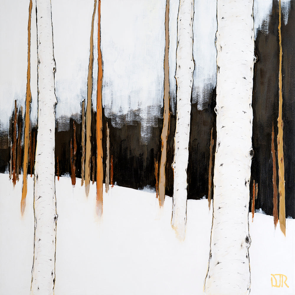Winter Birch Stillness 6 by Doug Robinson