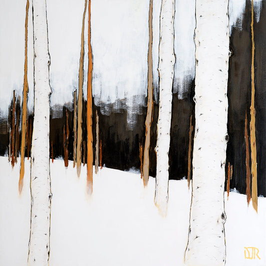 Winter Birch Stillness 6 by Doug Robinson