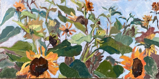 September Sunflowers by Corine Van Hoeve