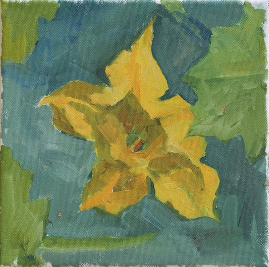 Gourd Flower by Corine Van Hoeve