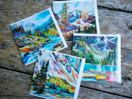 Greeting Cards - Julia Veenstra - Set of 3 (Mountains)