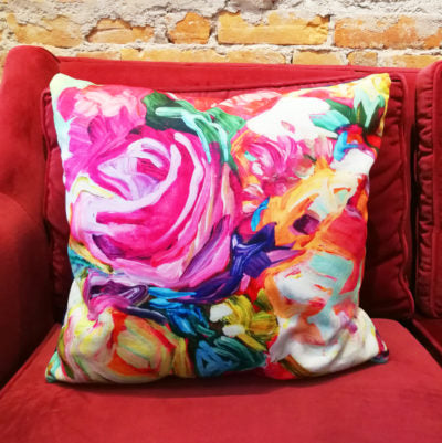 Pillows (18") - Julia Veenstra - Pink Flower