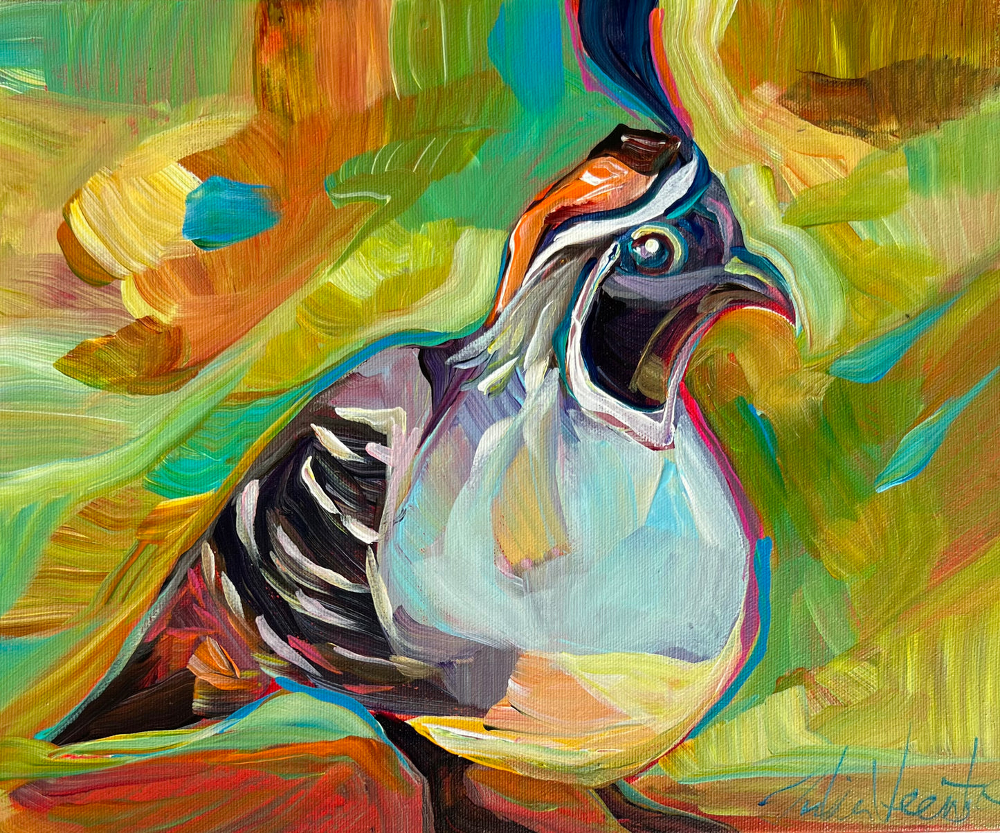 Julia Veenstra - Quail - 11x14