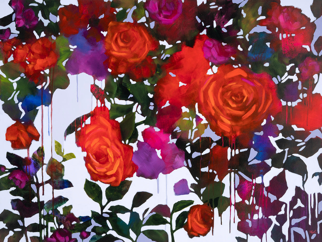 Raindrops On Roses by Raquel Roth - Crown and Press Gallery – crownandpress