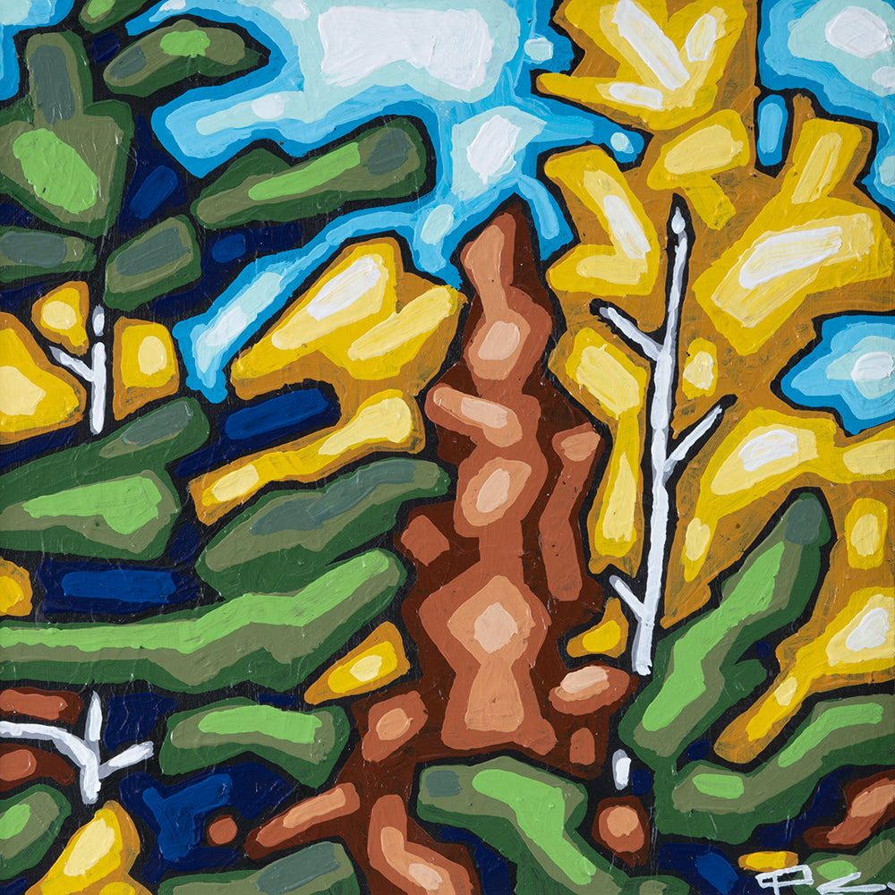 Paul Jacob Chapman - Simple Tree Tops - 10x10